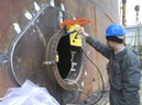 Novosti : Nova oprema- za popuštanje napetosti vibriranjem : VSR velike naftne cisterne s mjerenjem napetosti