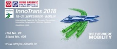 Sudjelovanje Đuro Đaković Strojne obrade d.o.o. na sajmu InnoTrans 2018 u Berlinu